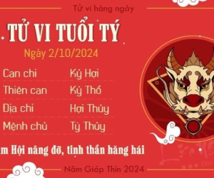 Tử vi 12 con giáp hôm nay - thứ 4 ngày 2/10/2024: Dần cả tin, Hợi ảo tưởng