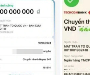 Bộ Công an sẽ giải quyết tố giác hành vi 'phông bạt' biên lai chuyển tiền từ thiện
