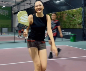 Ca sĩ Bảo Anh 'quậy' tưng bừng trên sân pickleball, mẹ một con tự nhận 'béo' nhưng vóc dáng vẫn khiến dân mạng ước ao