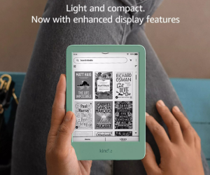 Đây là phiên bản mới của máy đọc sách Amazon Kindle: Màn hình sáng hơn, lật trang nhanh hơn, pin 6 tuần