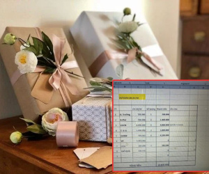 Xôn xao bảng dự kiến chi phí tặng quà cho giáo viên ngày 20/10 của một lớp học: Tổng 13,6 triệu đồng!