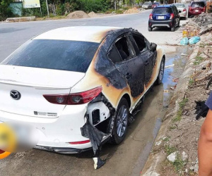 Người đàn ông tâm thần đốt rác làm cháy ô tô đỗ bên đường ở Hải Phòng: Hé lộ con số thiệt hại của chủ xe
