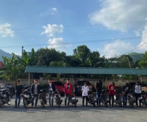 31 thanh, thiếu niên lạng lách, "đánh võng" gây náo loạn vùng biên