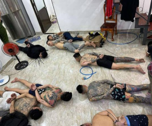 Vây bắt 'dân chơi' nguy hiểm tại biệt thự ven sông Đồng Nai