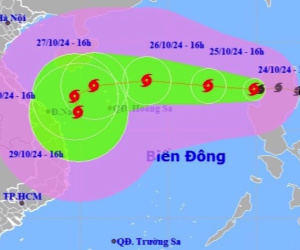 Bão Trami có đổ bộ vào đất liền khu vực miền Trung?