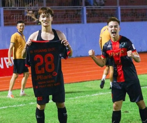 Hoàng Đức toả sáng, Ninh Bình lên đầu bảng sau lượt đầu Giải Hạng nhất
