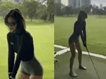 Louis Phạm (Phạm Như Phương) tự tin lộ diện sau loạt drama, cùng bạn trai Việt kiều chơi golf