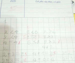 Bài kiểm tra Toán bị điểm 5 gây 'náo loạn' MXH: Bà mẹ lên hỏi ý kiến, mắng luôn loạt phụ huynh có quan điểm trái chiều
