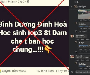 Bình Dương tìm người tung tin đồn học sinh lớp 3 giết người