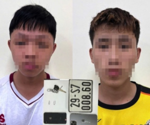 Nhóm học sinh gây ra loạt vụ trộm cắp xe máy ở Hà Nội