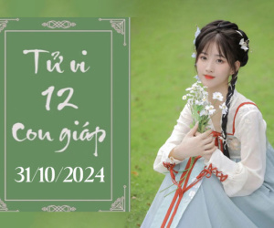 Tử vi thứ 5 ngày 31/10/2024 của 12 con giáp: Mùi bướng bỉnh, Thân hào hứng