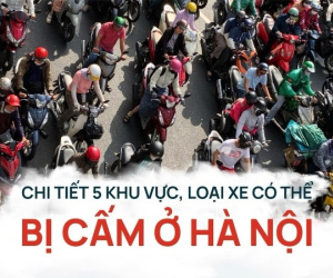 Chi tiết 5 khu vực, loại xe có thể bị cấm ở Hà Nội