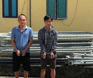 Bắt đối tượng trộm rào chắn hành lang cao tốc Bắc - Nam