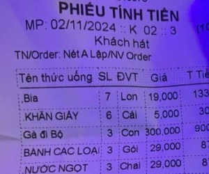 Phát hiện món lạ 'gà đi bộ' trong quán karaoke giá 300.000 đồng/con
