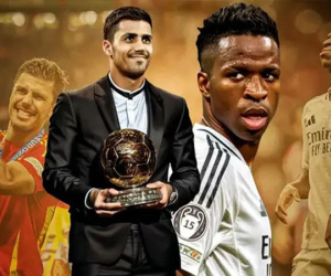 Công bố điểm số Quả bóng vàng 2024: Rodri thắng sát nút Vinicius