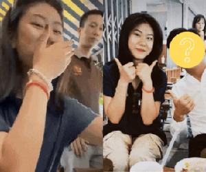 Cô gái đi ăn xôi vỉa hè bỗng thấy người nổi tiếng ngồi đối diện, màn 'chạm mặt' hút 5 triệu lượt xem