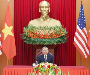 Tổng Bí thư Tô Lâm điện đàm với Tổng thống đắc cử Mỹ Donald Trump