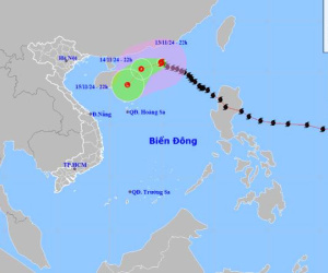 Dự báo thời tiết 14/11/2024: Bão số 8 suy yếu thành áp thấp nhiệt đới