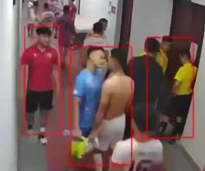Vụ ẩu đả gây đổ máu xôn xao làng bóng Việt: Camera hé lộ người gây hấn trước, VFF chuẩn bị ra án phạt