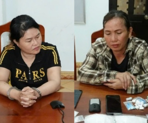 Bắt hai phụ nữ mua bán, vận chuyển lượng lớn ma túy đá ở Bình Thuận