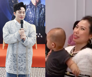 Divo Tùng Dương bất ngờ giới thiệu vợ tại họp báo: 'Giam chị ấy lâu quá rồi, 15 năm ít khi xuất hiện'