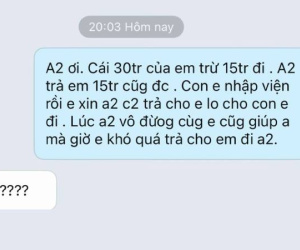 Cho anh trai vay 30 triệu nhắn tin đòi, cô gái nhận về vỏn vẹn 5 ký tự chết lặng