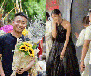 Quang Linh xuất hiện trên thảm đỏ cùng Thuỳ Tiên, nàng hậu không thể che giấu 1 điều giữa đám đông
