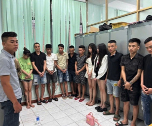 Hàng chục đối tượng sử dụng ma túy trong quán bar D1 ở Bình Dương