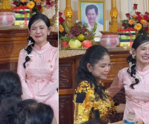 Cô dâu Trà Vinh khóc nức nở trong đám cưới, lý do phía sau gây xúc động