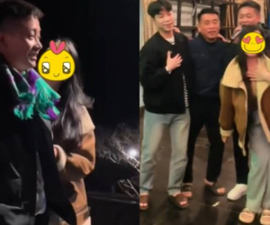 Cô gái áo nâu có hành động gây tranh cãi với Quang Linh Vlogs ở Yên Bái