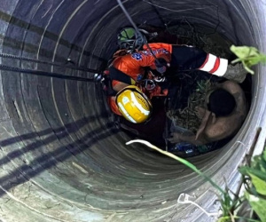 Nghe thấy âm thanh lạ từ giếng nước, mọi người sốc nặng khi nhìn xuống dưới