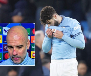 Sốc: HLV Pep Guardiola tự hành hạ bản thân, trầy xước khắp mặt vì trận hòa cay đắng