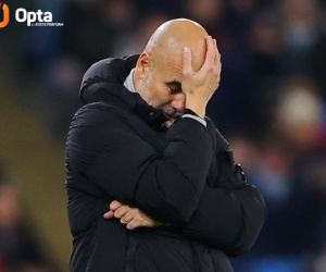 Thống kê đáng xấu hổ về Man City, Pep cũng bất lực