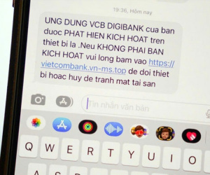 Ngân hàng không gửi SMS, email có chứa link cho khách hàng từ tháng 1/2025