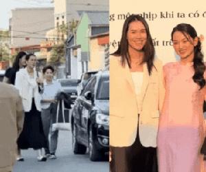 Cam thường tóm dính dàn mỹ nữ bóng chuyền khoe chân dài thẳng tắp tại đám cưới hoa khôi Thu Hoài và thầy dạy pickleball