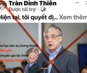 TS Trần Đình Thiên bị mạo danh mời đầu tư, bán khóa học tràn lan trên Facebook