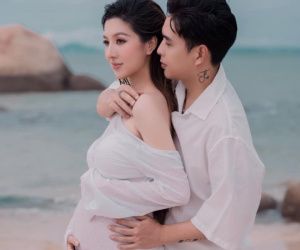 Vợ kém 17 tuổi của Hồ Quang Hiếu lộ bụng bầu lớn rõ, visual thăng hạng khi mang thai