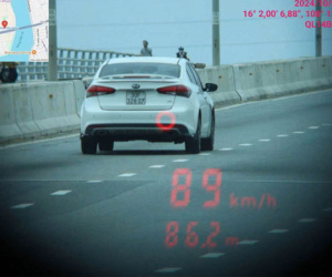 Xe gắn biển số giả, chạy quá tốc độ còn lăng mạ lực lượng CSGT