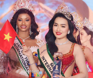 Người đẹp Vũ Thị Hoa đăng quang Mrs Earth International 2024