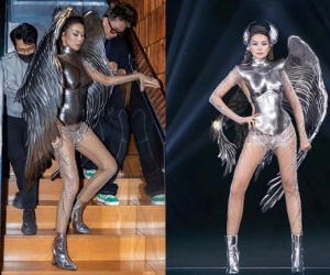 Drama lại tới: Hoàng Thuỳ ẩn ý về đôi cánh 55kg của Thanh Hằng?