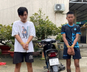 Khám phá nhanh, bắt 2 đối tượng cướp xe ôm
