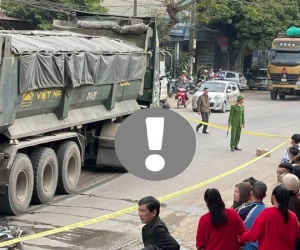 Đi viếng bạn cùng lớp về, nam sinh lớp 11 bị xe cán tử vong thương tâm trên cùng con đường