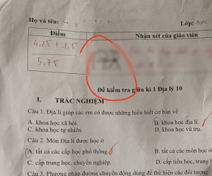 Phụ huynh Hà Nội đăng tải bài kiểm tra cùng lời phê giáo viên 'thiếu chuẩn mực', ai ngờ hội cha mẹ vào khen nức nở
