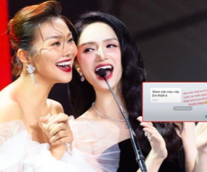 Hương Giang khoe màn hình tin nhắn với Thanh Hằng, chỉ nói 1 câu thấy liền độ giàu của chị đại