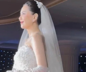 Hình ảnh MC Mai Ngọc trong lễ cưới