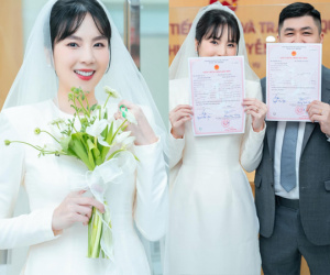 HOT: MC Mai Ngọc xác nhận đăng ký kết hôn, công khai những hình ảnh đầu tiên của chồng!