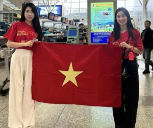 Em gái Văn Toàn khoe nhan sắc nổi bật khi sang Thái Lan cổ vũ ĐT Việt Nam