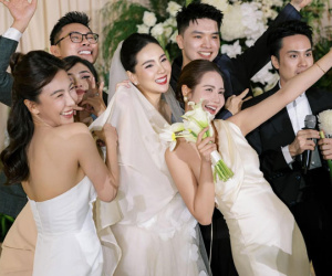 Nữ diễn viên nổi tiếng bắt được hoa cưới của Mai Ngọc, Vbiz sắp có tin vui tiếp theo?