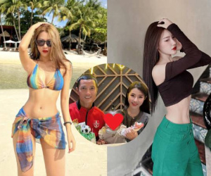 Trầm trồ trước sắc vóc gợi cảm của bà xã 'người nhện' Đình Triệu: 'Gái một con trông mòn con mắt' là đây!