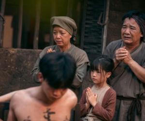 NSƯT Quang Tèo và Chiều Xuân đóng phim Tết 'Đèn âm hồn'
